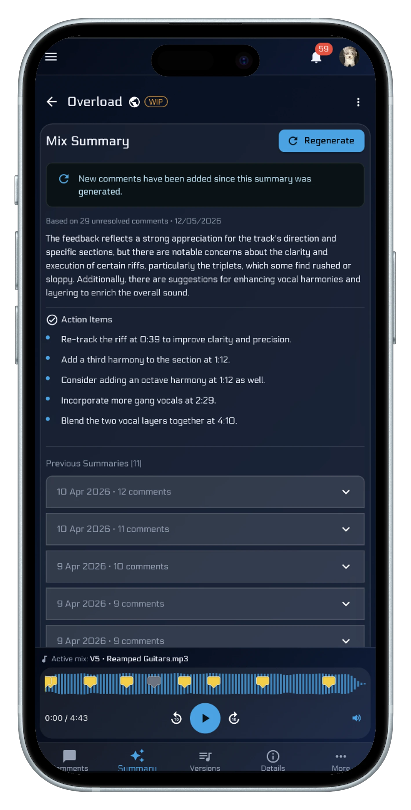 Cut through the noise. Know what needs to change. on mobile