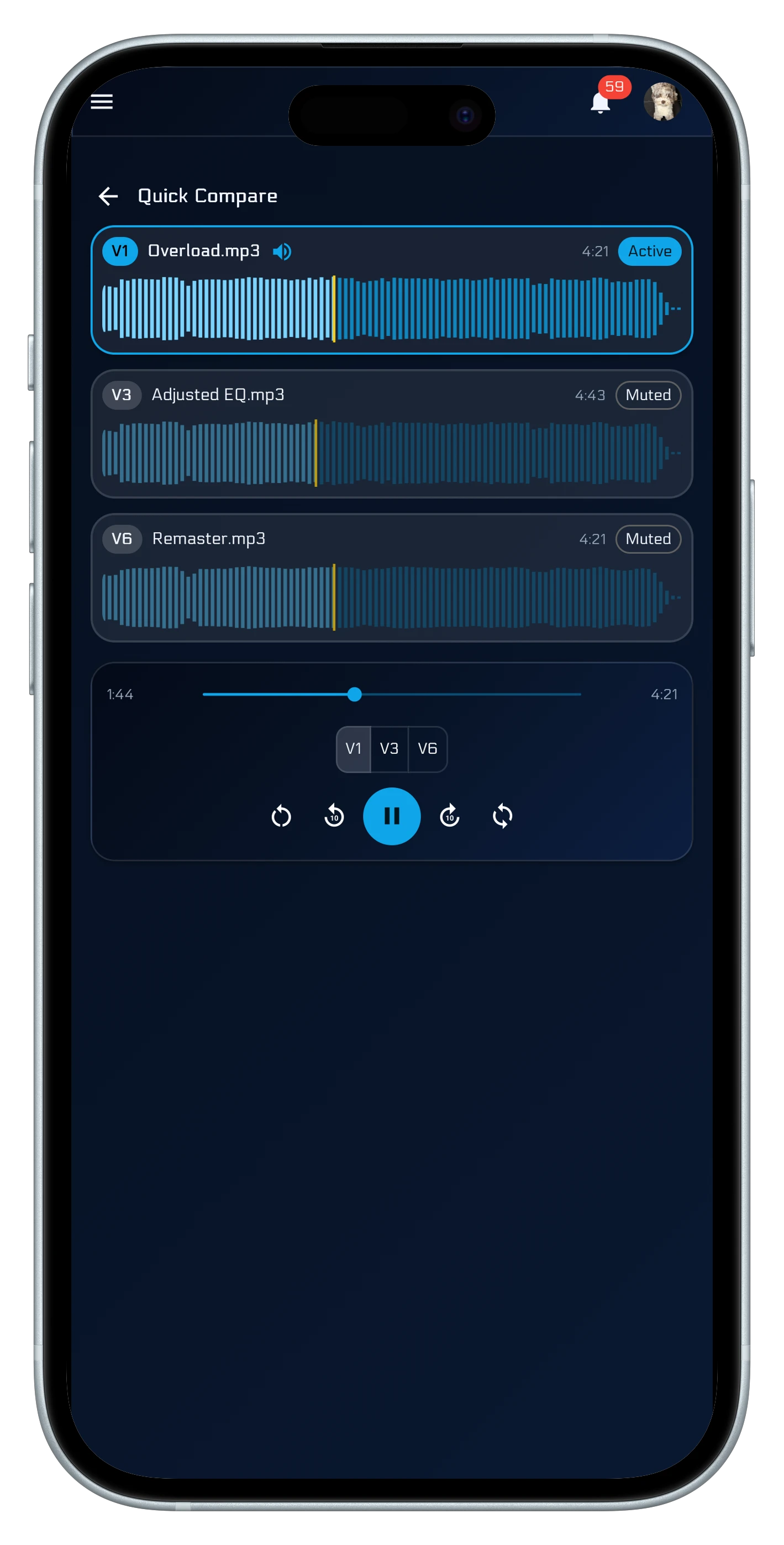 Hear the difference. Make the call. on mobile